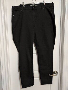 Old Navy Curves Plus Sizes 18 US Black Skinny Jeans